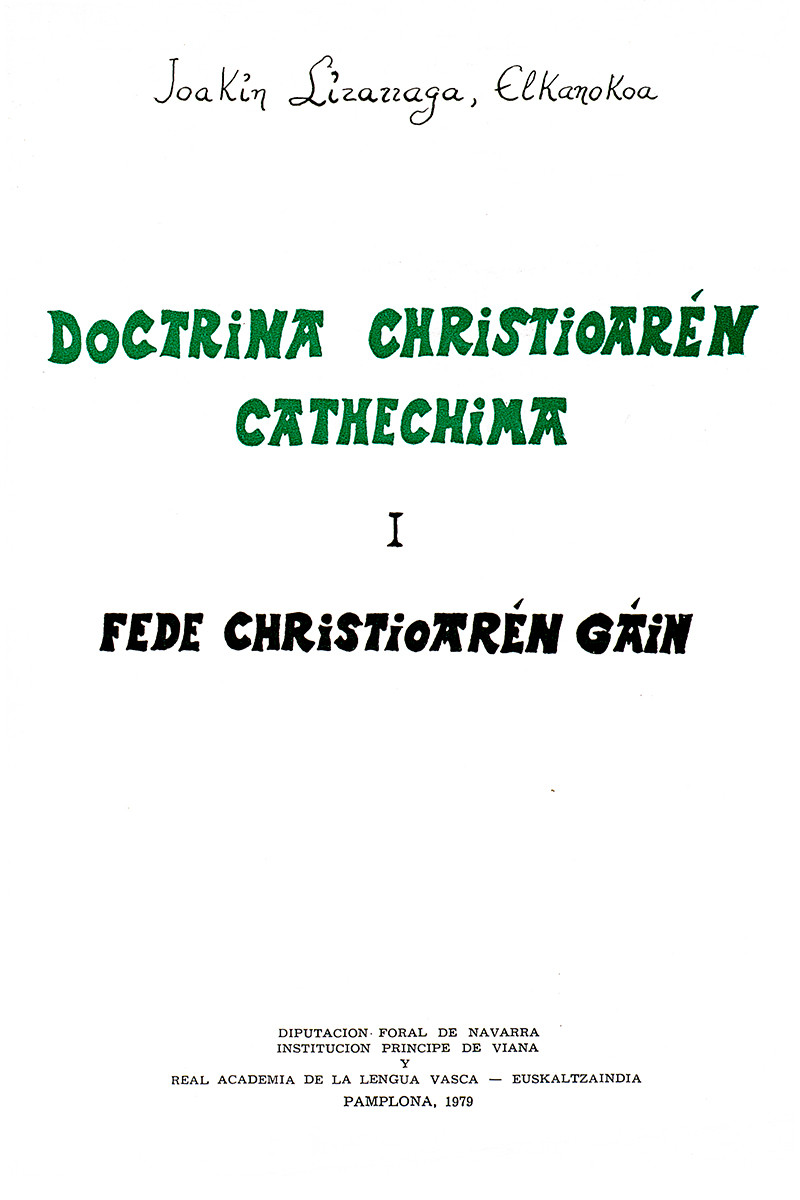 Doctrina Christioaren cathechima