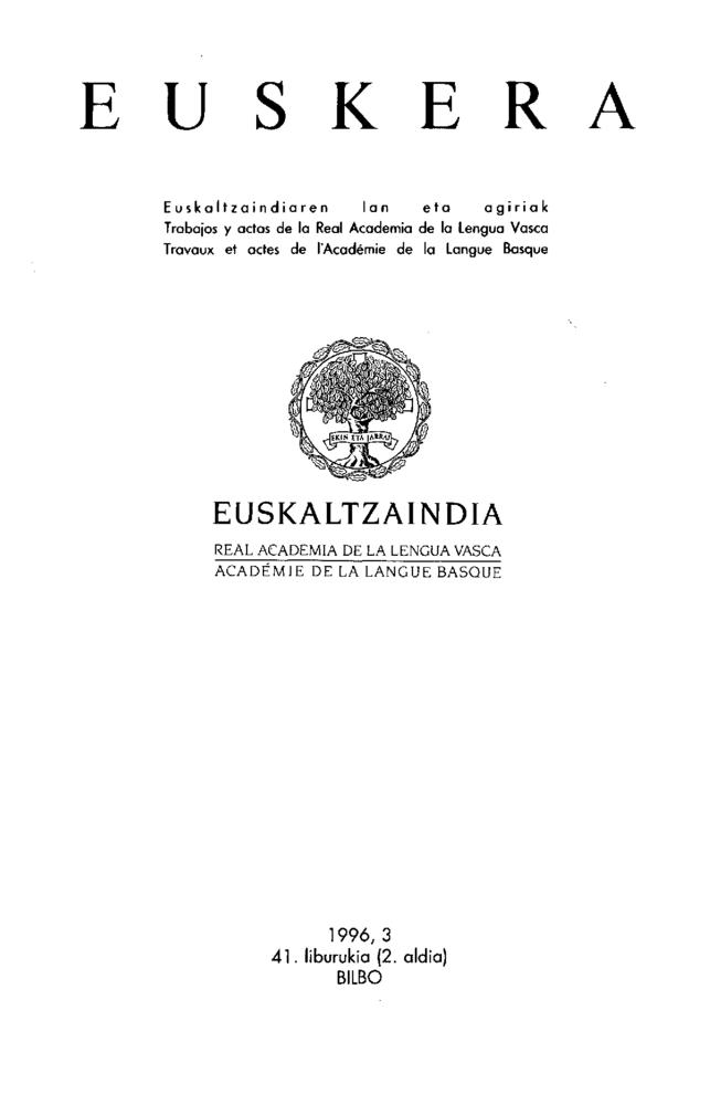 Euskera 1996, 3