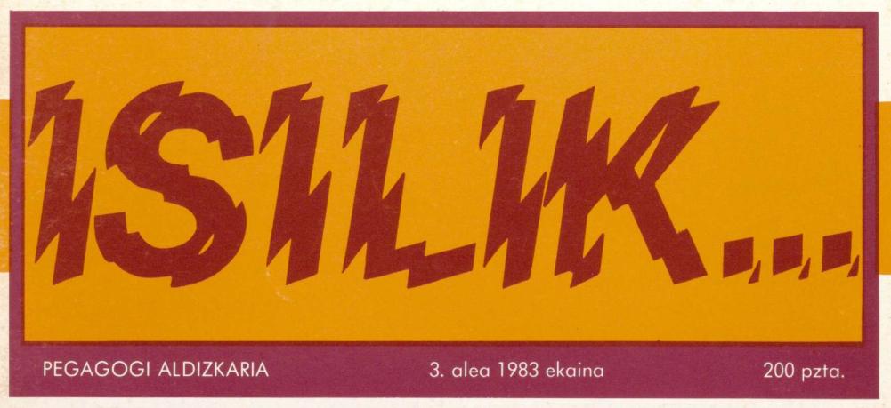 Isilik - 03. zenbakia - 1983