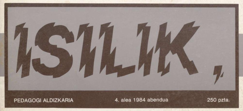 Isilik - 04. zenbakia - 1984