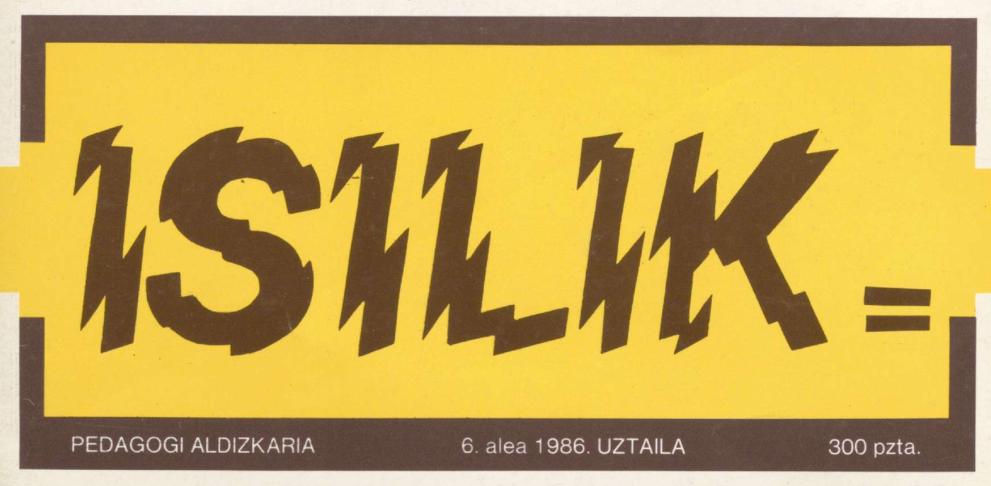 Isilik - 06. zenbakia - 1986
