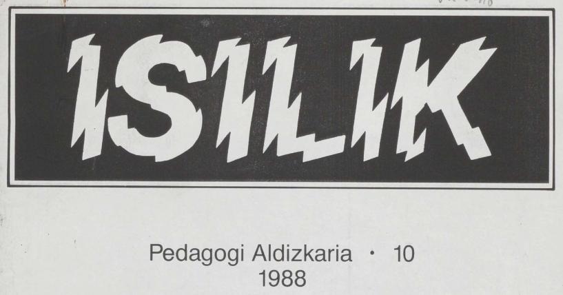 Isilik - 10. zenbakia - 1988