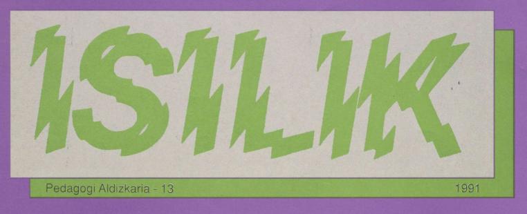 Isilik - 13. zenbakia - 1991
