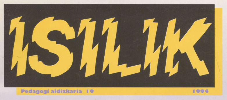 Isilik - 19. zenbakia - 1994