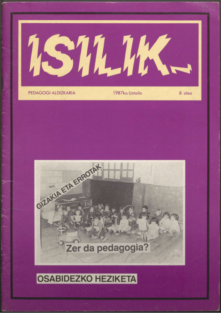 Isilik - 08. zenbakia - 1987