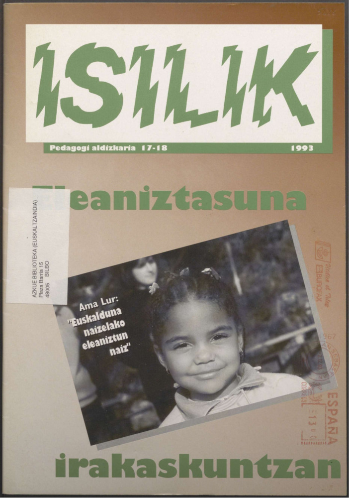Isilik - 17-18. zenbakia - 1993