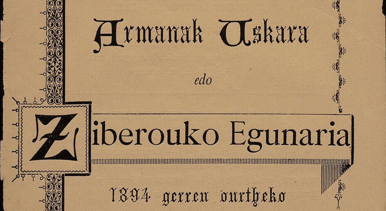 Armanak Uskara edo Ziberouko Egunaria - 1894