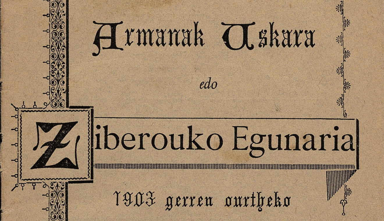 Armanak Uskara edo Ziberouko Egunaria - 1903