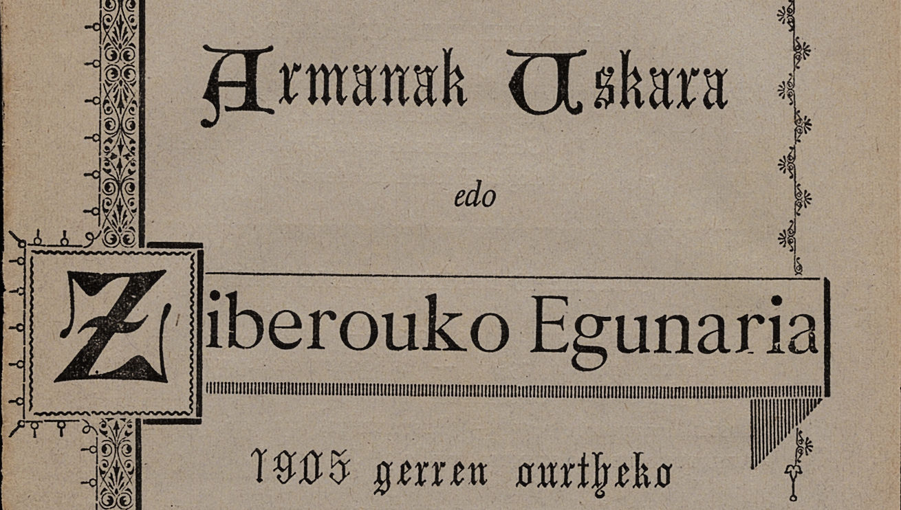 Armanak Uskara edo Ziberouko Egunaria - 1905