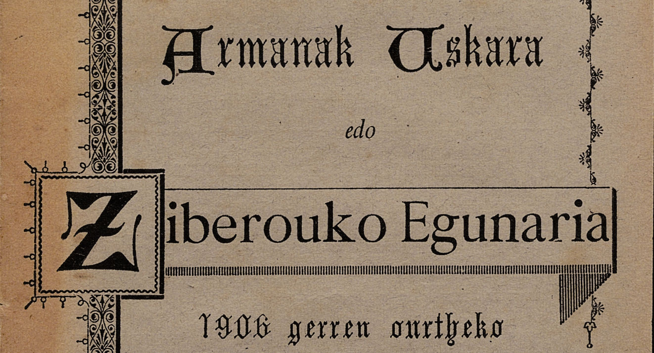 Armanak Uskara edo Ziberouko Egunaria - 1906