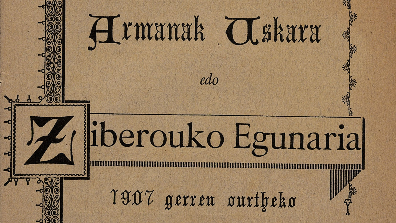 Armanak Uskara edo Ziberouko Egunaria - 1907