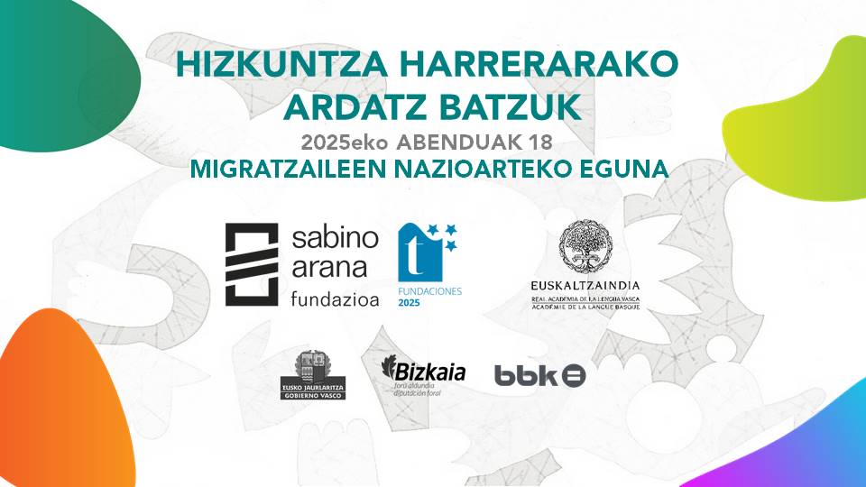 "Hizkuntza harrerako ardatz batzuk" jardunaldia