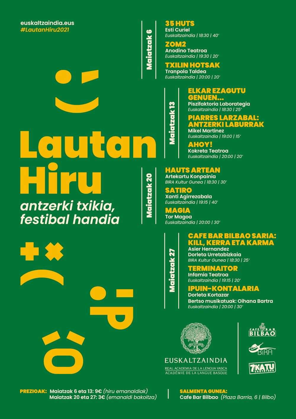 Lautan Hiru 2021 - Egitaraua