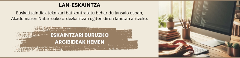 Nafarroako ordezkaritzarako teknikaria