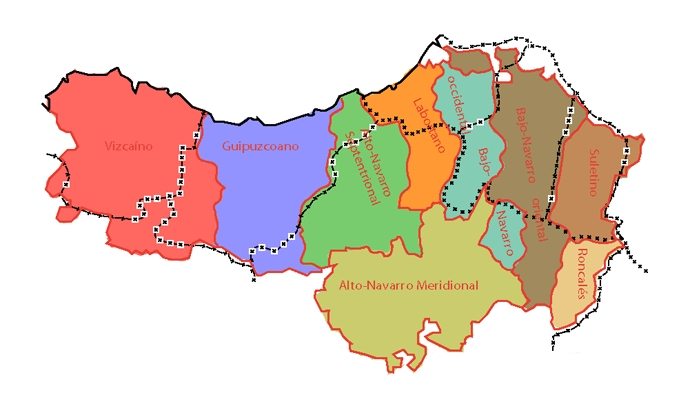 Dialektoen mapa