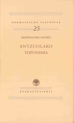 Antzuolako Toponimia