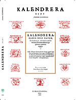 Kalendrera (1571)