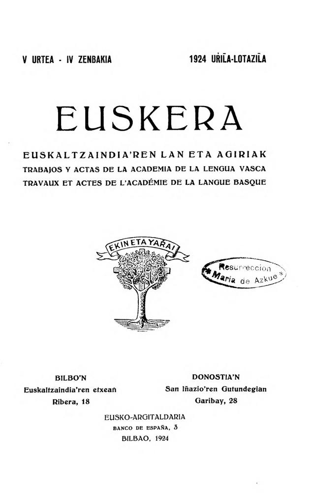 Euskera 1924,2