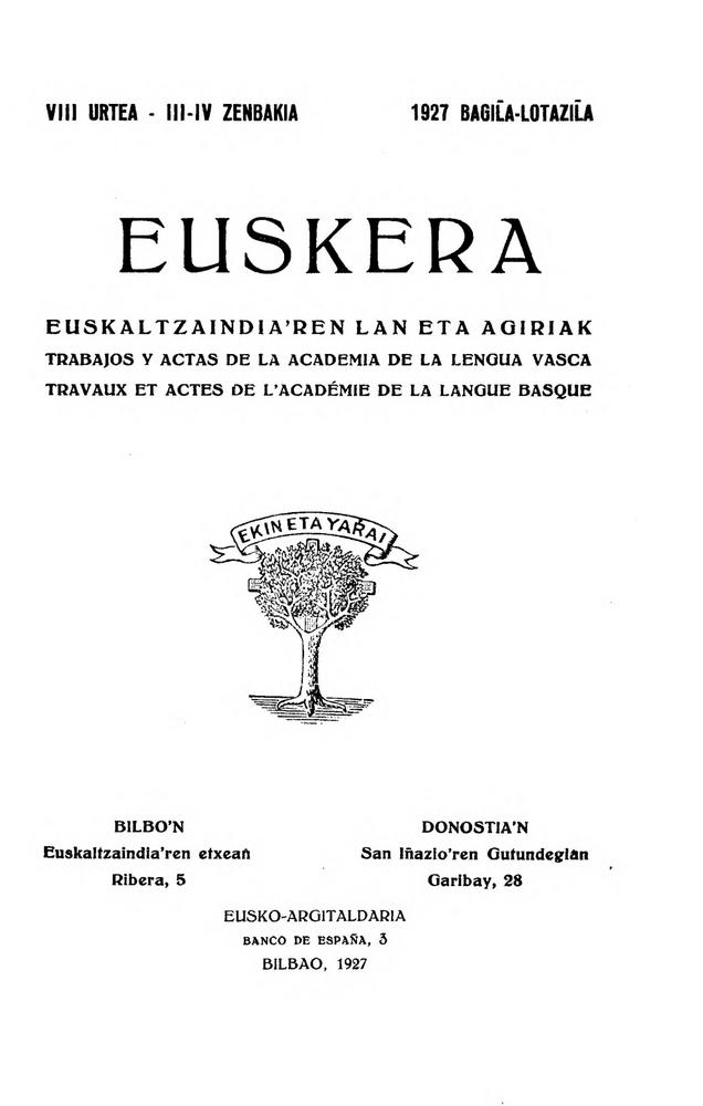 Euskera 1927, 3-4