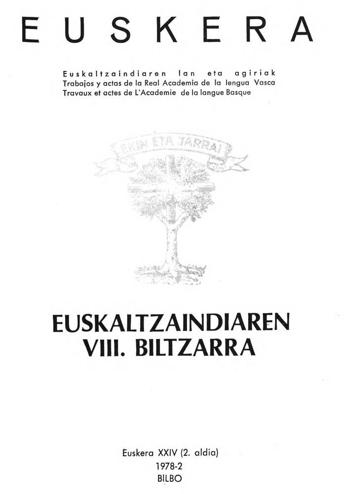 Euskera 1978, 2