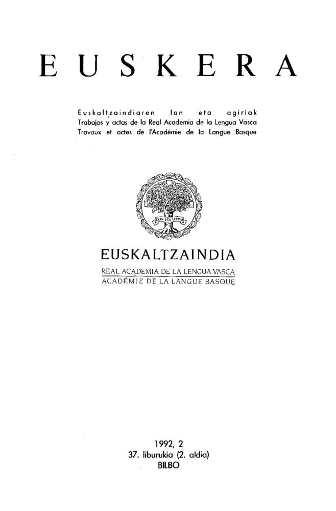 Euskera 1992, 2