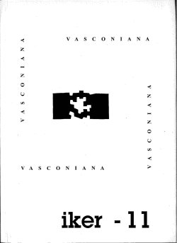 VASCONIANA. R. Lafonen lanak