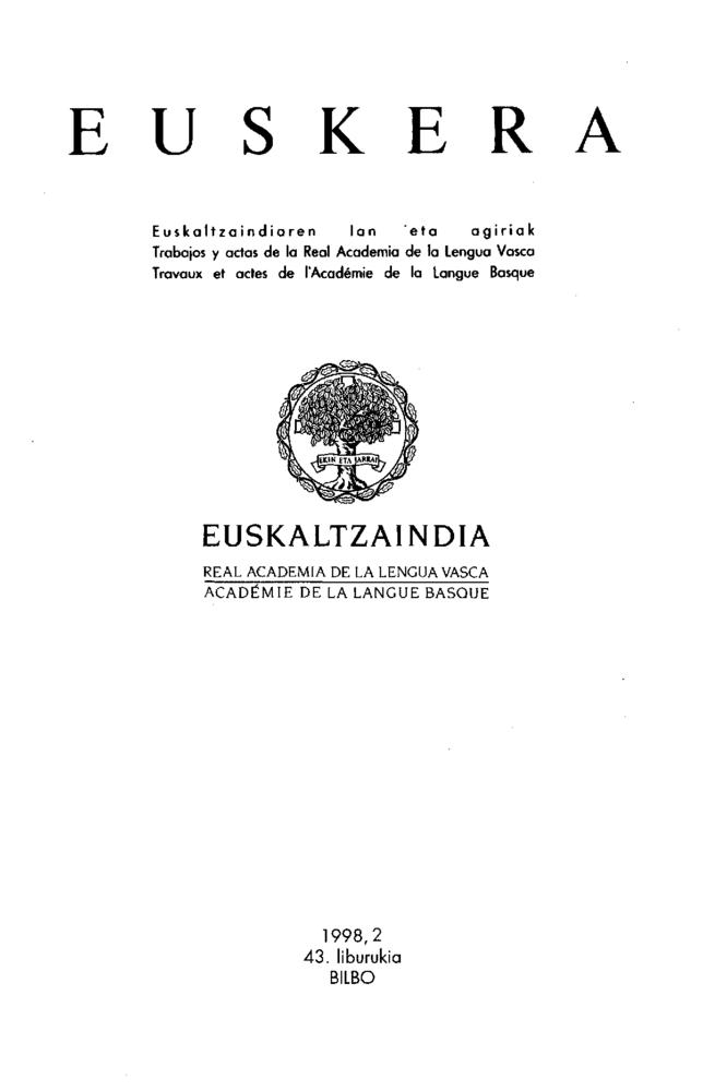 Euskera 1998,2