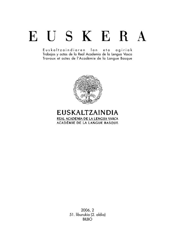 Euskera 2006,2