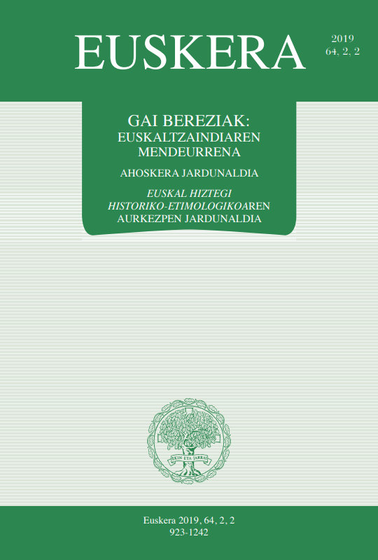 Euskera 2019, 2-2
