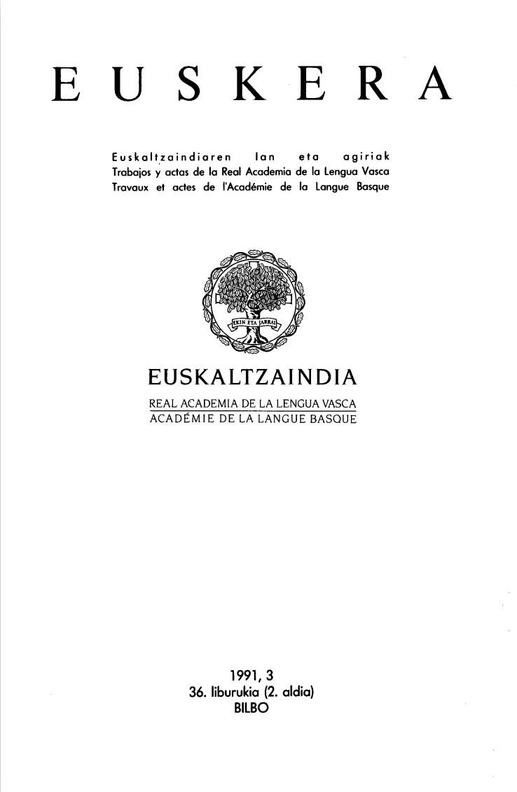 Euskera 1991,3