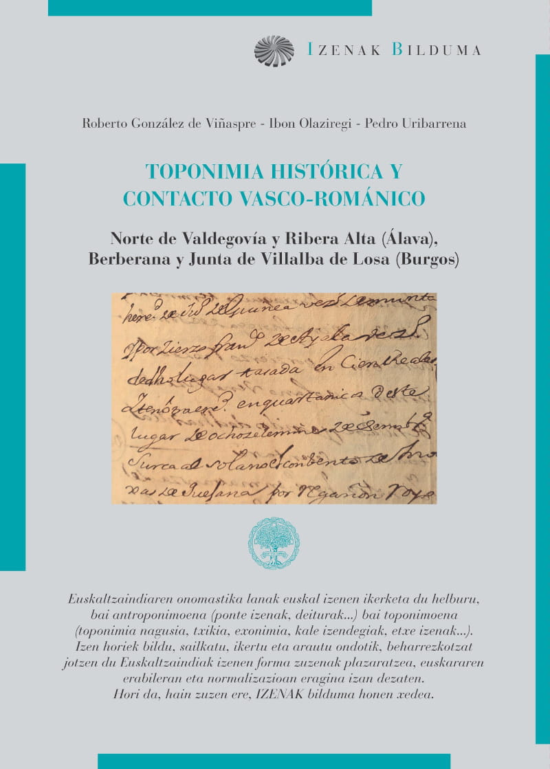 Toponimia histórica y contacto vasco-románico
