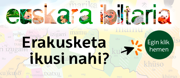 euskara ibiltaria erakusketen bannerra